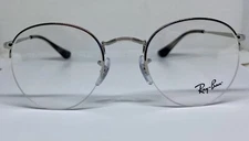 Ray-Ban Eyeglasses Frames & Case NEW Model Round Gaze RB 3947V 2501 Silver