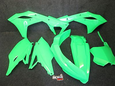 KAWASAKI KXF250 2017 X-Diversión Completa Negro/Verde/Blanco PK3020 Kit De Plástico Completo