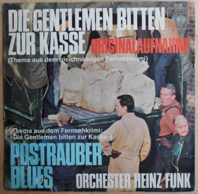 ''Die Gentlemen bitten zur Kasse'' Heinz Funk TV Filmmusik Horst Tappert Vinyl