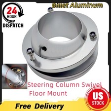 Steering Column Swivel Floor Mount Billet Aluminum For 2 Columns Bbc Sbc 350 Steering Column Swivel Floor Mount Billet Aluminum For 2 Columns Bbc Sbc 350