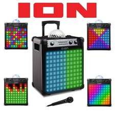 ion party rocker max speaker system with light show