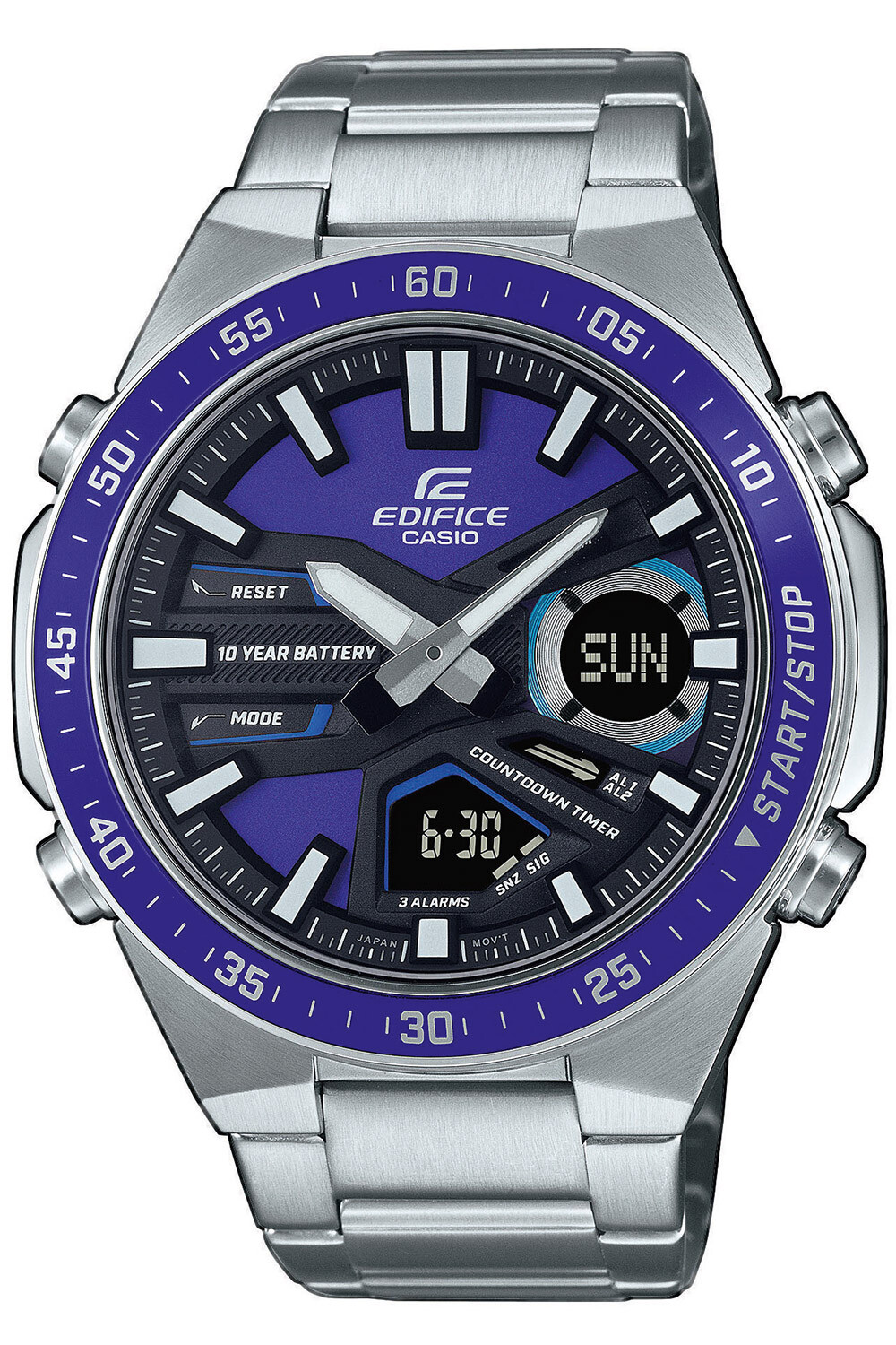 Casio edifice Reloj Hombre Cronógrafo Azul Chrono EFV-C110D-2AVEF