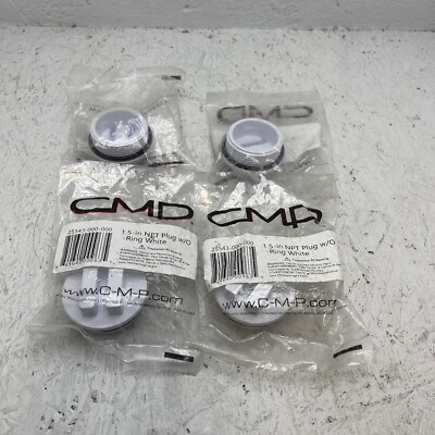 (Qty. 4) CMP / Pentair Pool Spa Filter Threaded Drain Plug 1.5''  25543-000-000