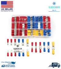 280PCS Assorted Crimp Spade Terminal Insulated Electrical Wire Connector Kit Set
