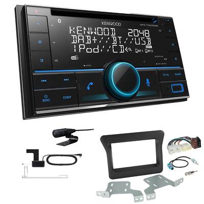 Kenwood DPX-7300DAB Autoradio Bluetooth für Renault Master III ab 2010 schwarz