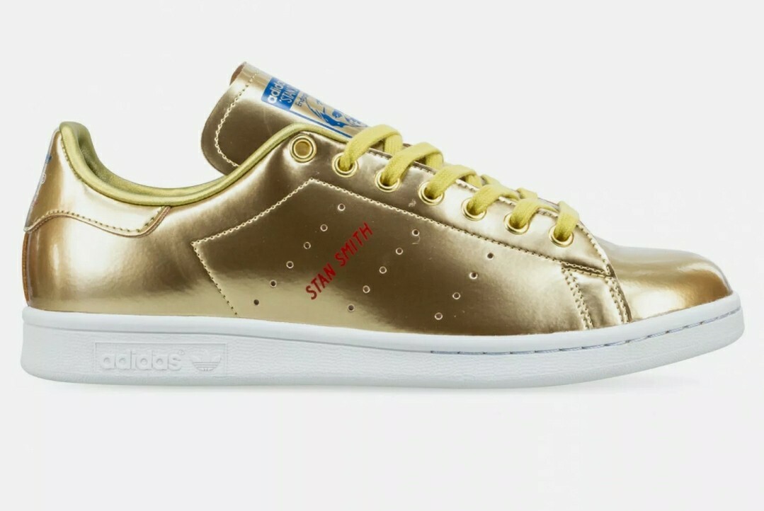 adidas stan smith gold metallic