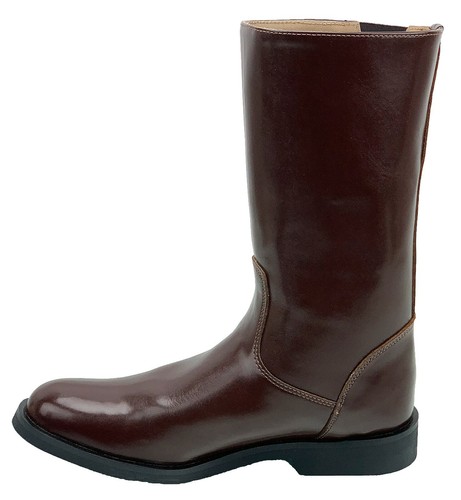 FAMMZ Atlas Man Herren Mittelwade Motorradfahren Stilvoll Mode Leder Stiefel - Bild 9 von 12