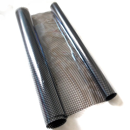 Privacy Window Cling Vinyl Glass Film Self-adhesive Mesh Net Sunshade Stickers - Picture 10 of 15