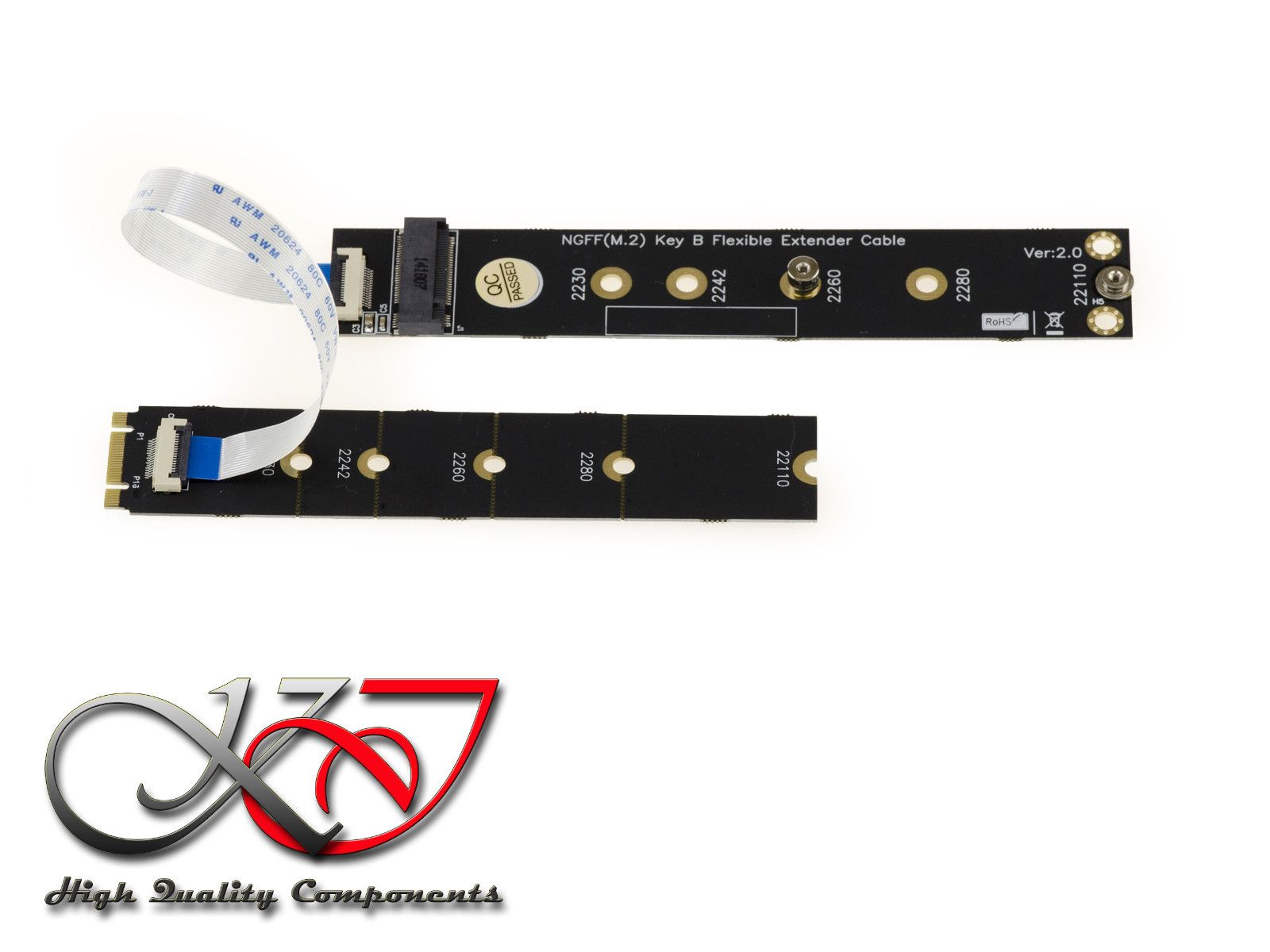 Riser M.2 B Key Morbida - Lunghezza 15 E 20cm Per Porta M2 B O B+M Key