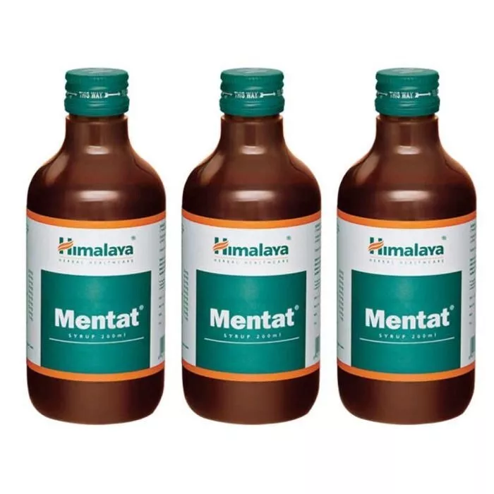 (Pack of 3) Herbal Himalayya Mentat Syrup (200ml Each)