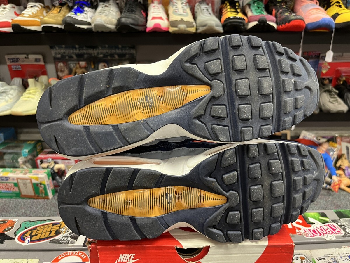 Nike Air Max 95 SE Navy Orange 2019 Size 13 Used Rare