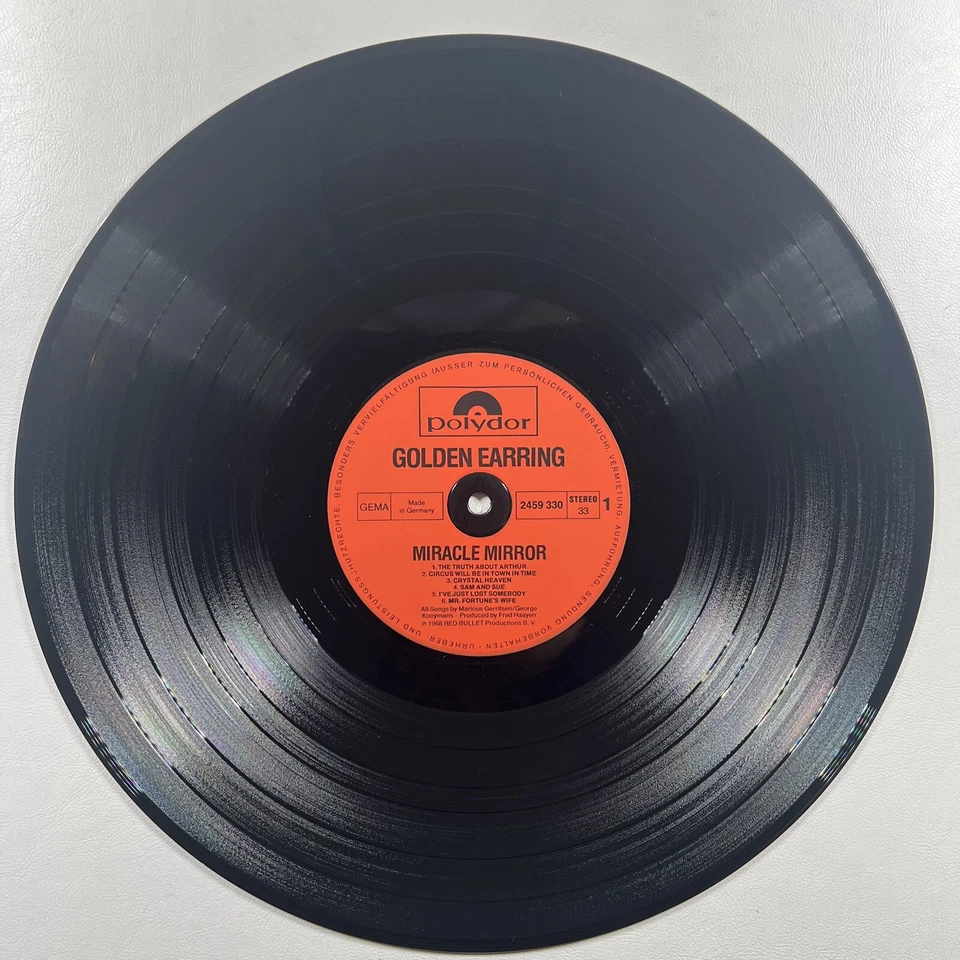Golden Earrings “Miracle Mirror” LP/Polydor 2459 330 (EX) German 1980 - Image 4 of 4