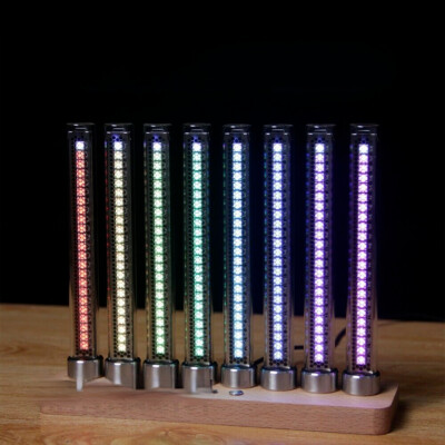 Music Spectrum Display Rhythm Light Cyberpunk Pseudo Glow Tube LED Music Gift