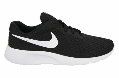 black and white running trainers
