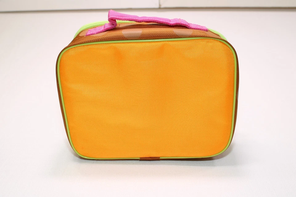 Lancheira infantil rosa Stephen Joseph coruja flores - Imagem 3 de 4