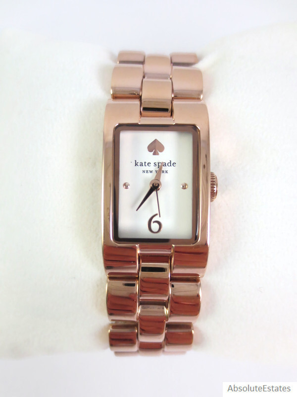 NEW Kate Spade Brookville Rose Gold Stainless Steel Bracelet Watch