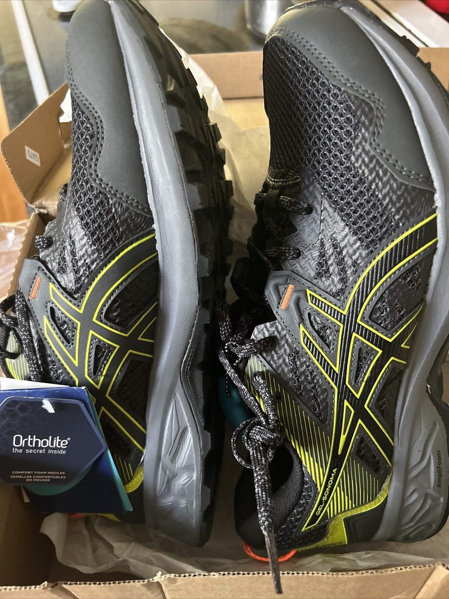“asics GEL SONOMA gray” BRAND NEW IN BOX. ASICS Gel-Sonoma Mens Sz 9W Graphite Gray