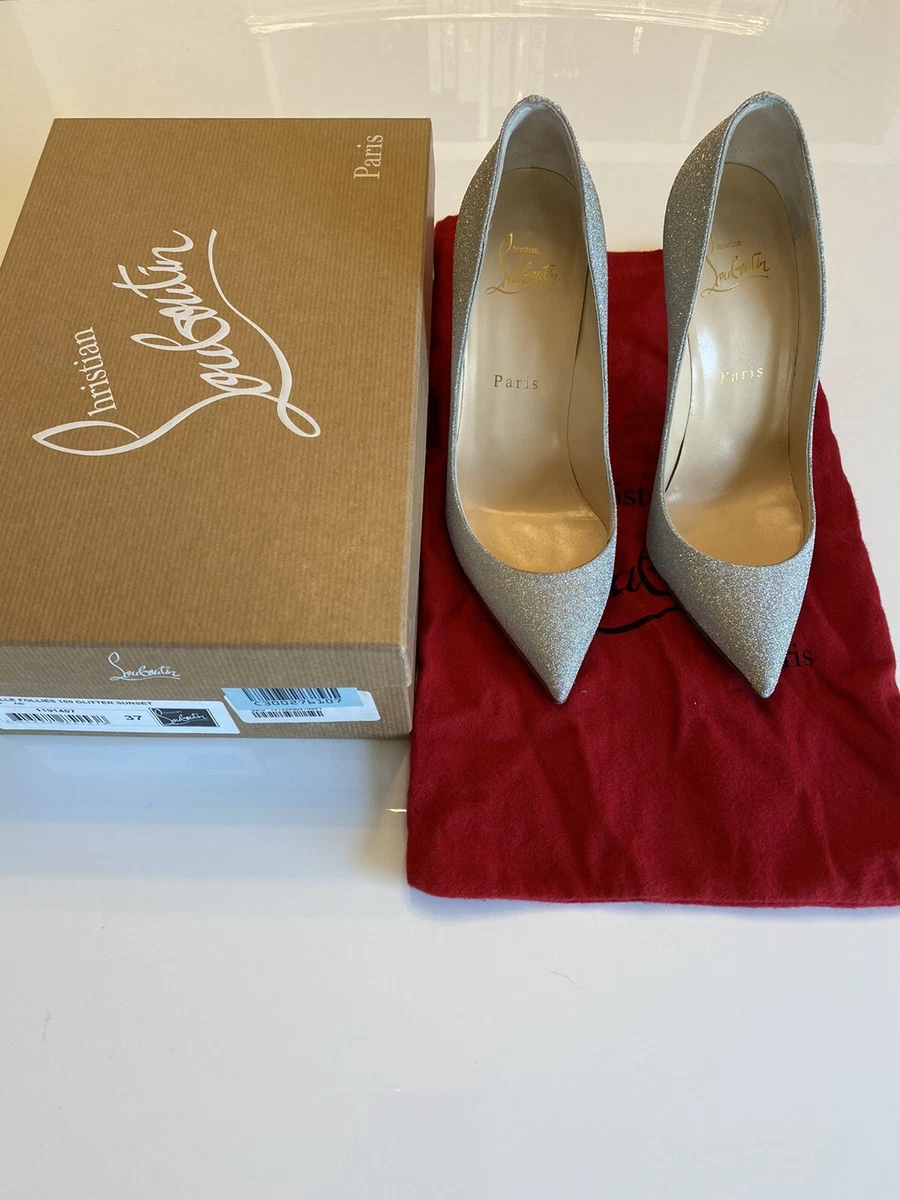 Christian louboutin top pigalle follies glitter