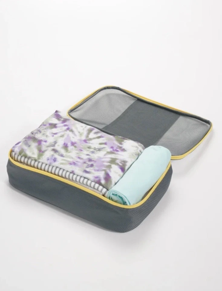 Paquete de 3 cubos con cremallera Biaggi - tamaño de transporte Foto 3 de 3