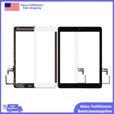 For iPad Air A1474 A1475 A1476 Digitizer Glass Touch Screen Panel  Home Button