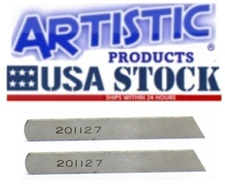 2pcs.LOWER KNIFE #201127 fits PEGASUS, WILCOX & GIBBS OVERLOCK