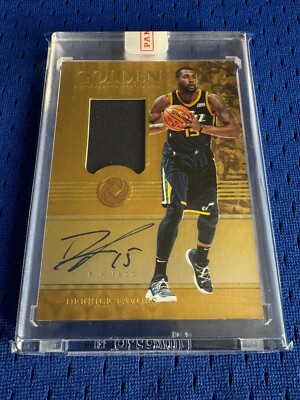 2017-18 Panini Opulence - Derrick Favors Auto /49