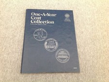 One A Year Cent Collection Lincoln 1909-1988 Book, 67 of 90 Pennies