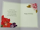 BIRTHDAY CARD for Grandma by Hallmark, Sparkles in flowers, ribbon trim, ($6.59) — photo 3