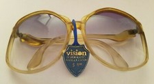 VINTAGE RETRO PLASTIC FRAME VISION FASION GLASSES NEW OLD STOCK-VERY MOD