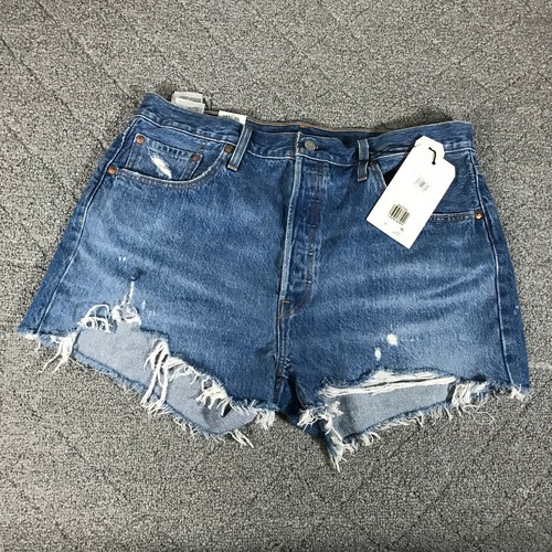 501 High Waist Denim Shorts 