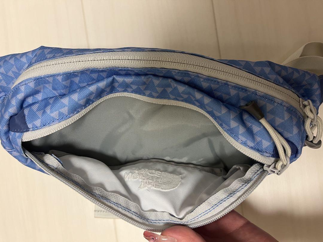 North Face Waist Pouch Light Blue Women Shoulder Top Handle Hand Bag Back Pak or