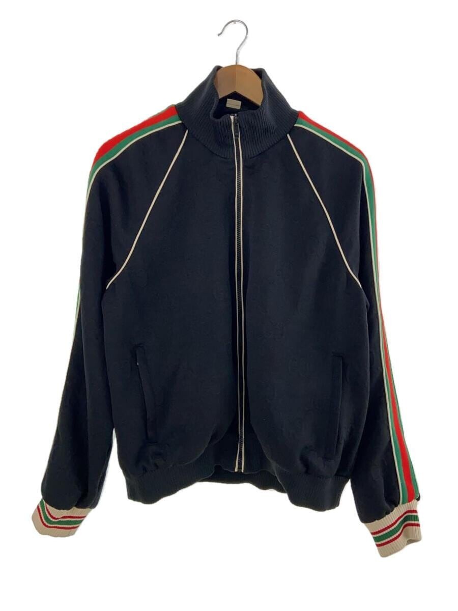Rare】Gucci GG Jacquard Jersey Zip Jacket Black M (US 38 Rare】Gucci GG Jacquard Jersey Zip Jacket Black M (US 38