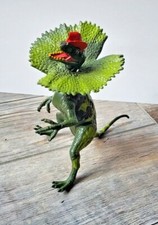 Dilophosaurus Dinosaur Toy Figure Articulated Realistic 8"L x 5"H