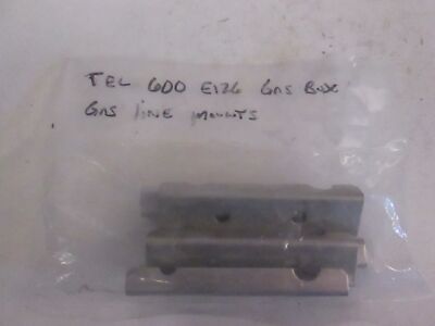 TEL 600 E126 Gas Box, Gas line Mounts Lot of 8, New
