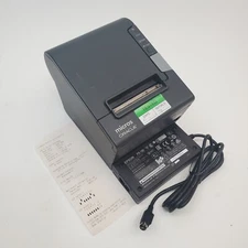 Epson TM-T88V USB POS Thermal Receipt Printer M244A 48.4k Cuts OEM PS-180 PSU