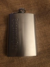 Jägermeister Flachmann Edelstahl Wenig Benutzt 