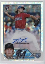 2023 Topps Chrome Logofractor Edition Auto Max Meyer #RCA-MM Auto h3a
