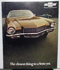1971 Chevrolet Camaro Sport Coupe RS SS Z28 Color Sales Brochure REVISED