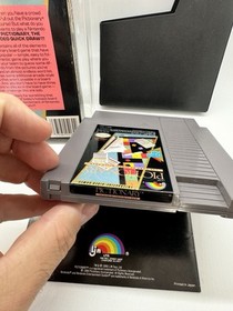 Pictionary (Nintendo System, 1990) NES Authentic Complete CIB Rare Nice!