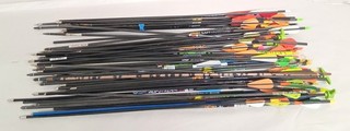 Assorted Carbon Fiber Archery Arrows Grab Bag Collection 4 Lbs.