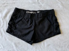O'neill Girls Black Board Shorts Size Medium M Kids/Youth