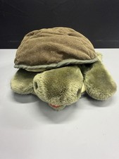 Folkmanis Folktails Turtle Hand Puppet Green Plush Stuffed 13" Hide Inside