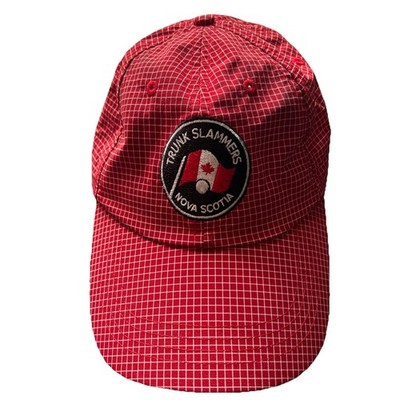 Antigua Mens Golf ball cap Hat One Size Fits All  Red Performance Technical Fit