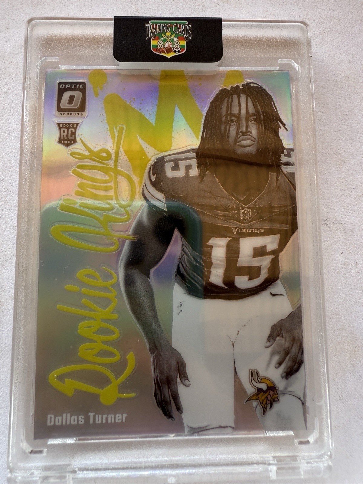 2024 Panini Optic Rookie Kings Dallas Turner #12 Minnesota Vikings