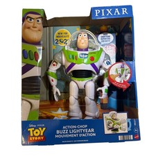 Disney Pixar Toy Story Action Chop Talking Buzz Lightyear Mattel Space Ranger