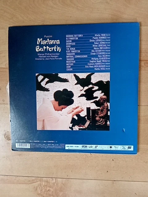 Puccini - Madama Butterfly. Freni, Domingo. Japanese Import (2 Disc Laserdisc) - Image 2 of 4