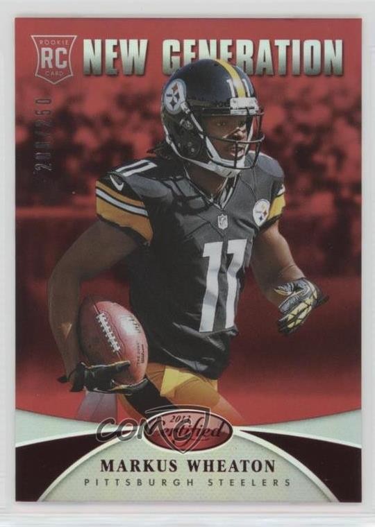 2013 Certified New Generation Mirror Red /250 Markus Wheaton #263 Rookie RC 2u3