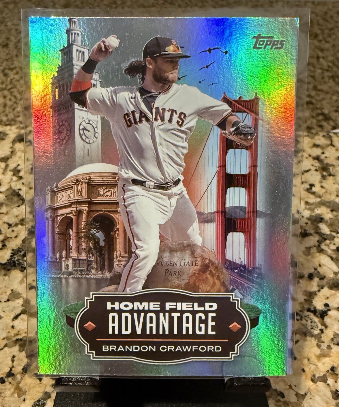 2023 Topps Update Home Field Advantage Brandon Crawford HA-28 Giants SSP