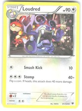 Loudred 81/124 Uncommon Fates Collide Pokemon Lightly Played