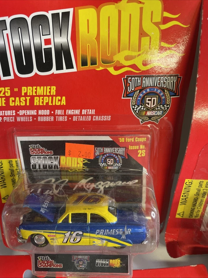 Joe Nemechek Derrike Cope Wally Dallenbach Stock Rods Racing Champions Lote de 24 Foto 4 de 4